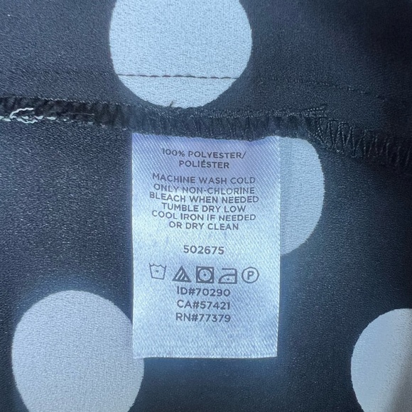 ANN TAYLOR FACTORY SMALL PETITE SLEEVELESS BLOUSE - Picture 6 of 6